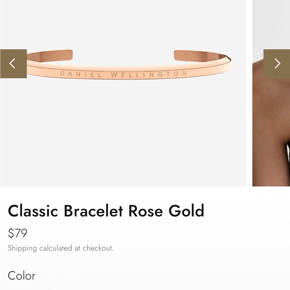 NEW Daniel Wellington Rose Gold Bracelet